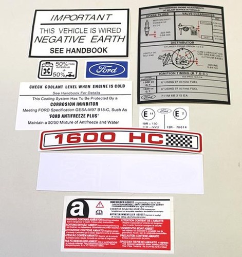 Kit adesivi ford escort - adesivi,