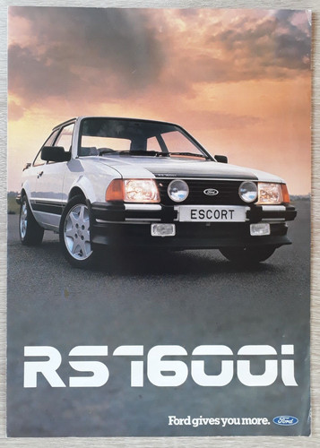 Brochure ford escort rs1600i - ford,